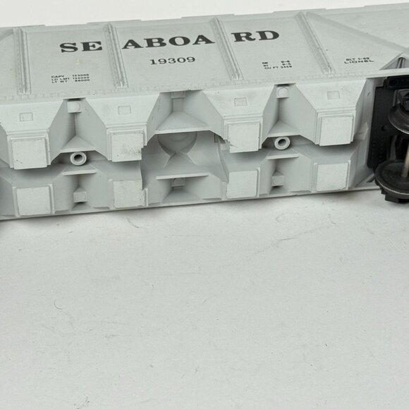 Vintage Lionel 6-19309 Seaboard Covered Hopper O Gauge Damaged - Picture 7 of 7